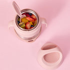 b.box Insulated Food Jar - Blush Crush-Care instructions: Dishwasher safe (top rack only)
