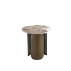 Manhattan Comfort Monica 19.68" Modern Glam End Table - Gold-Home Assembly Required. All Hardware Included