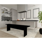 Manhattan Comfort Nomad 67.91" Modern Dining Bench - Black-Seating Space Capacity for 2 Persons
