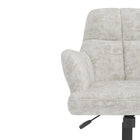 Brassex Dayton Office Chair - Grey-Dual nylon castors for easy mobility