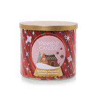 Yankee Candle 3-Wick Candle - Sparkling Cinnamon - 14.5 oz-Made with a custom soy wax blend