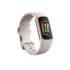 Fitbit Charge 5 Fitness Smart Watch - Soft Gold/Lunar White-Bluetooth