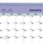 Blueline 2026 Monthly Calendar - 11" x 8-1/2" - Bilingual-Twin-wire binding 