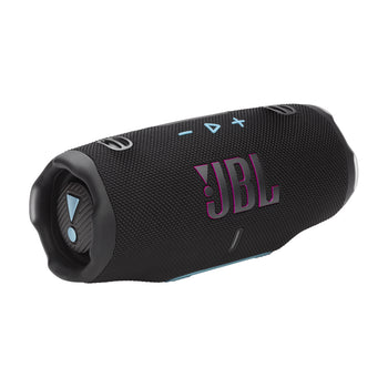 JBL Charge 6 Portable Bluetooth Speaker - Black/Orange | staples.ca
