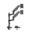 Amer Mounts HYDRA Elite Dual Monitor Arm for 17"-49" Screen - Black-Weight Support 20 kg (44 lb) Per Screen: easily reposition large curved/flat monitors