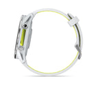 Garmin Forerunner 970 Smartwatch - Titanium with Whitestone Case and Whitestone/Translucent Amp Yellow Band-BUILT-IN SPEAKER AND MICROPHONE - Make and take phone calls from your watch when it’s paired to your smartphone. Plus, control watch functions with voice command — or use your smartphone’s voice assistant to respond to text messages and more.