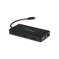 Aluratek USB Type-C Multimedia Hub and Card Reader with HDMI/VGA -USB 3.2: 5Gbps high transfer Speed