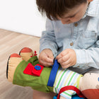Miniland Multicultural Fastening Dolls - Caucasian Boy-Child will learn to dress and undress him/herself through playing with the dolls
