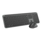 Logitech MK955 Signature Slim Wireless Keyboard and Mouse Combo - Graphite -Type and Click Across Your Personal and Work Computers: Move seamlessly between your home desktop and your work laptop with this wireless and quiet keyboard and mouse combo