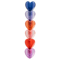 Pep Rally Stacking Highlighters - Chisel tip - Hearts - 5 Pack-Includes 5 stackable highlighters per set