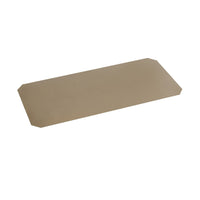 Seville Classics Shelf Liners - 60" L x 24" W - 5 Pack - Brown-5 Individual Fitted Shelf Liners