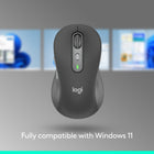Logitech Signature Plus M750 Wireless Mouse - For Small to Medium Hands - Graphite -**Battery life may vary based on user and computing conditions