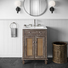 Modway Lilo 24" Bathroom Vanity - Grey/White-Ceramic Sink With Integrated Countertop