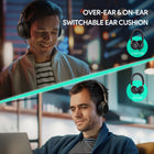 Yealink BH76 Plus Wireless Headset - For Phone & Computer - Microsoft Teams - Black-Hearing protection: Peak Block Protection