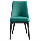 Modway Viscount Performance Velvet Dining Chair - Teal-8