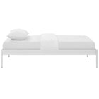 Modway Elsie Twin Bed Frame - White-Non-Marking Foot Caps