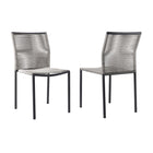 Modway Serenity Outdoor Chairs - Light Grey - Set of 2-Outdoor Patio Chairs - Set of 2