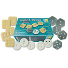 Yellow Door Count & Thread Stones Set-These versatile stones will develop recognition of shape and number, as well as improving fine-motor skills.