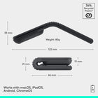 Logitech Mobi Fold Ultra-Portable Travel Mouse - Graphite-10
