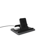Adam Elements OMNIA Q5 5-in-1 Wireless Charging Station-Compatibility Note: iPad charging cable and Apple Charging module not included. Requires a minimum of 45W PD/QC wall charging adapter (not included)