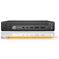 HP Refurbished EliteDesk 800 G2 Mini Desktop Computer - Intel Quad-Core I5-6500T - 240 GB SSD - 16 GB RAM - Windows 10 Pro -Processor: Intel Core i5-6500T