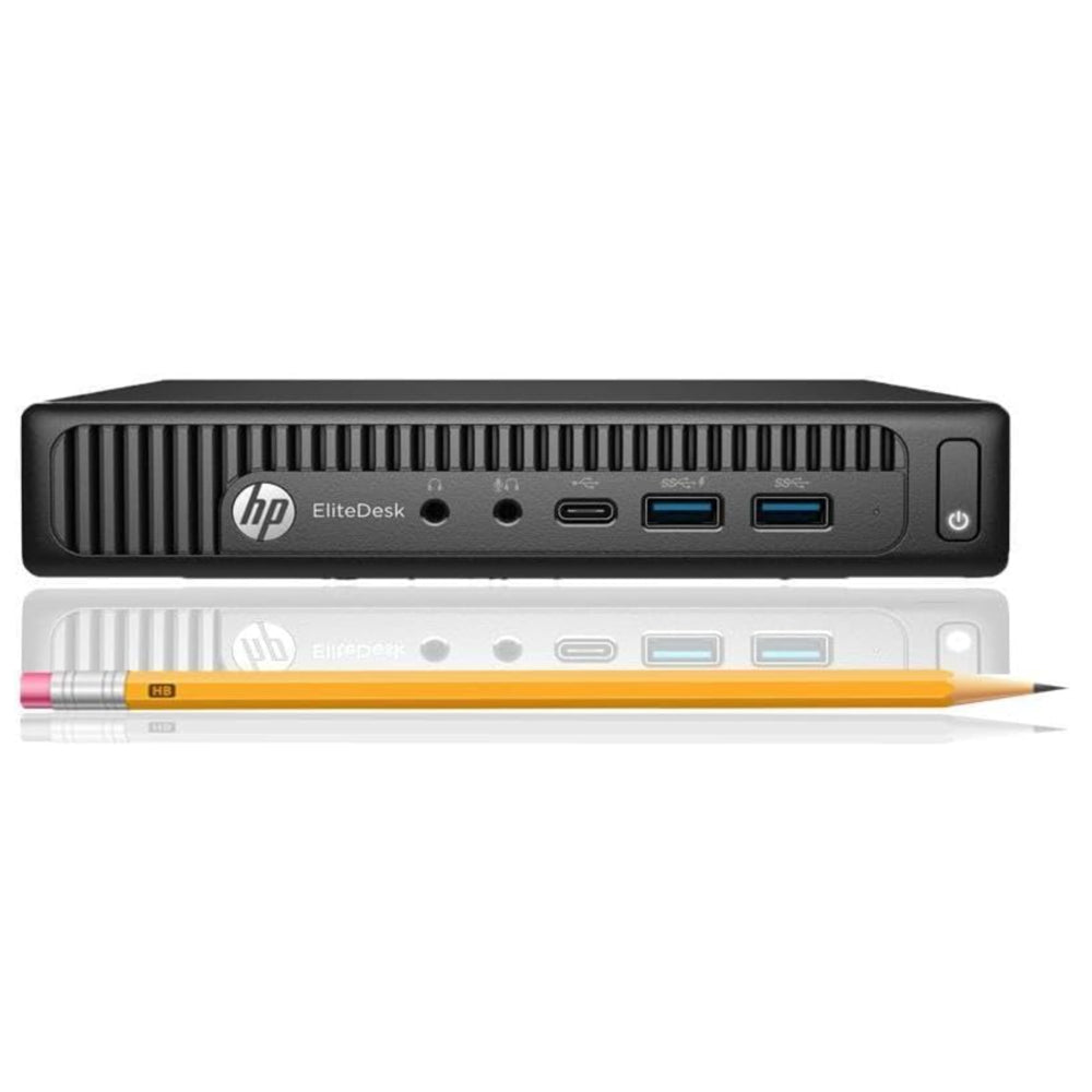 HP Refurbished EliteDesk 800 G2 Mini Desktop Computer - Intel Quad