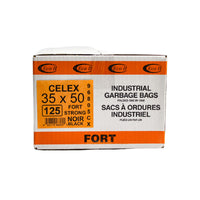 Eco II Garbage Bags - 35 x 50" - Strong - Black - 125 Pack-35" x 50"