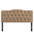 Modway Annabel Premium Linen Blend Full Headboard - Almond-Assembly Required