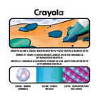 Crayola 32-Page Adult Colouring Book - Vibing-Printed on premium 80 lb paper with a blotter sheet to prevent bleed-through and preserve your work