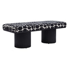 Zuo Botoia Bench - Black/White-6