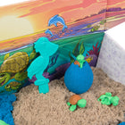 Kinetic Sand Project Planet Turtle Beach-ONE & ONLY KINETIC SAND: The original magical moving play sand kids love! So satisfying & magically sticks together for easy cleanup. Never dries out so kids can play again & again!