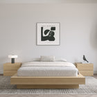 Nexera Marconi Platform Bed Frame - Queen Size - Natural Blonde Oak-Easy Assembly and Delivery: Hassle-free assembly, doorstep delivery for a convenient bedroom upgrade
