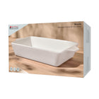Maxwell & Williams Blooms White Rectangular Baker - 32 x 22.5 x 7 cm-Floral Charm