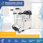 Mobile Patient Lift Freedom Aqua Waterproof Patient Transfer Lift Sling-Free Portable-Lightweight portable frame enables convenient transport and storage