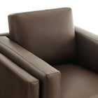 Modway Roscoe Vegan Leather Armchair - Espresso-9