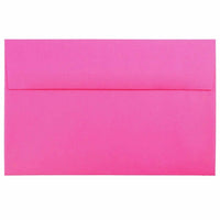 JAM Paper A10 Coloured Invitation Envelopes - 6 x 9.5 - Ultra Fuchsia Pink - 50 Pack-These envelopes are perfect to use for sending invitations, greeting cards, RSVP's, thank you cards, gifts for birthdays, graduations, holidays and more
