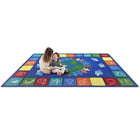 Joy Carpets One World Area Rug - 7'8" x 10'9" - Primary-Impervion antimicrobial protection resists growth of bacteria and controls odors before they start