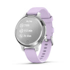 Garmin Lily 2 Active Fitness Tracker Smartwatch - Silver with Purple Jasmine Silicone Band-9
