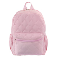 Pep Rally 18" Quilted Backpack - Sweet Boho - Pink-Pink, polyester material