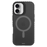 Nimbus9 Stratus 2 Compatible with MagSafe Case for iPhone 17 - Smoke-The integrated kickstand adds convenience, allowing for hands-free viewing whether you're on a video call, streaming, or following a recipe