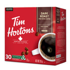 Tim Hortons Dark Roast K-Cup Pods - 30 Pack-Enjoy the great taste of Tim Hortons at home