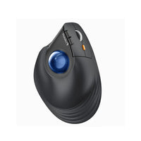 ProtoArc NL Ergonomic Vertical Wireless Trackball Mouse - Blue-Built-in 500mAh lithium battery, easily charge the mouse with the included USB C charging cable anytime anywhere