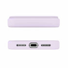 Avana Velvet Compatible with MagSafe Case for iPhone 17 Pro - Lavender-Raised lip and edges protect your screen