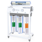 iSpring CRO1000 1000 GPD High Flow 4-Stage Tankless Commercial Reverse Osmosis Water Filtration System-High Efficiency RO Membrane: Removes up to 99% of over 1, 000 contaminants, including PFAS, lead, chlorine, fluoride, arsenic, asbestos, calcium, sodium, and more. This core of CRO1000 beats contaminants and provides you with clean water up to 1,000 gallons per day