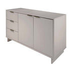 Manhattan Comfort Granville 55.04" Modern Sideboard - Light Grey-Home Assembly Required. All Hardware Included