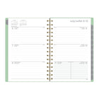 Mead 2026-27 Two-Tone Weekly/Monthly Planner - 8½" x 6" - Watermelon - Bilingual-Page size: 8-1/2" H x 5-1/2" W
