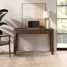 Hudson&Canal Mendoza Rectangular Fluted Desk - 48" W - Satin Walnut-Clean with a soft, dry cloth and no harsh chemicals or abrasive cleaning materials