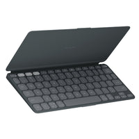Logitech Keys-To-Go 2 Portable Bluetooth Tablet Keyboard with Built-in Cover - Graphite-The super slim, lightweight design of this portable Bluetooth keyboard makes it easy to pack and go - it’s the perfect companion to your tablet or other mobile device