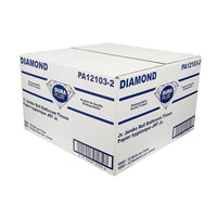 JRT 3.3" Core Bathroom Tissue - 2-Ply - 1000 Sheets/Roll - 12 Pack-Whitened without chlorine bleaching with no dye or fragrance added