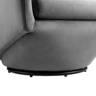 Modway Series Performance Velvet Fabric Swivel Chair - Grey-8